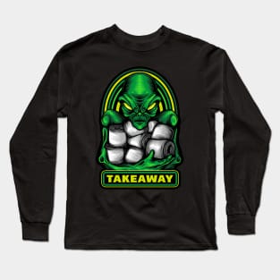 The Green Alien Long Sleeve T-Shirt